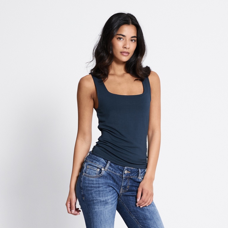 Soft feel two-way top "My"